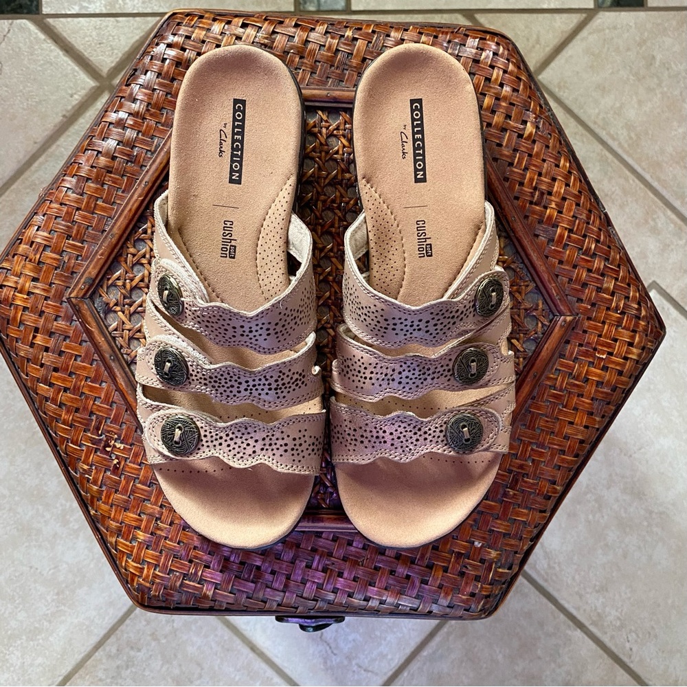 Clarks Sandals Leisa Grace Sand 7M